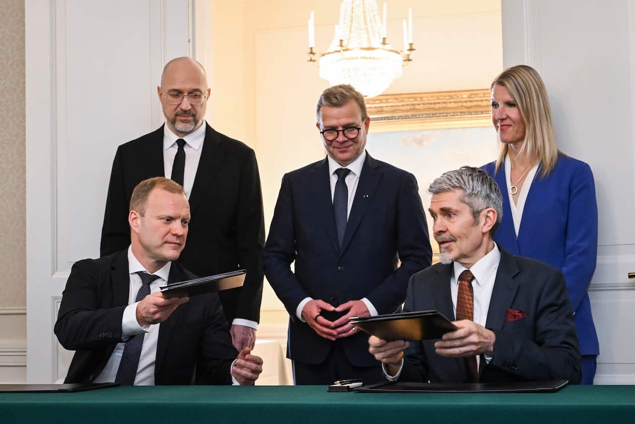 Finnish and Ukrainian leaders meet to discuss energy cooperation in Helsinki
