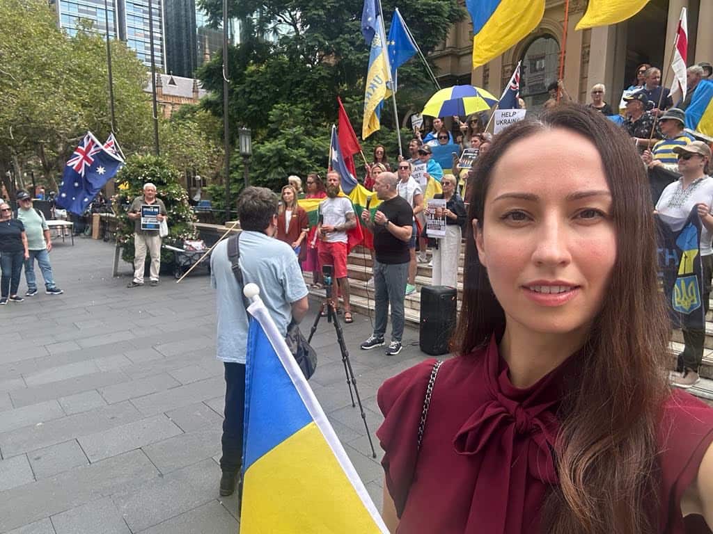 Co-Chair Kateryna Argyrou, Australian Federation of Ukrainian Organisations, Sydney, 8-03-2025.jpeg