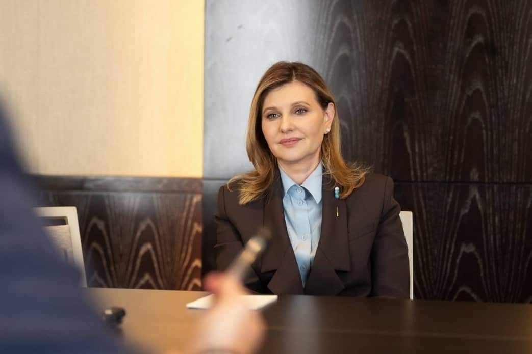 First Lady of Ukraine Olena Zelenska..jpeg