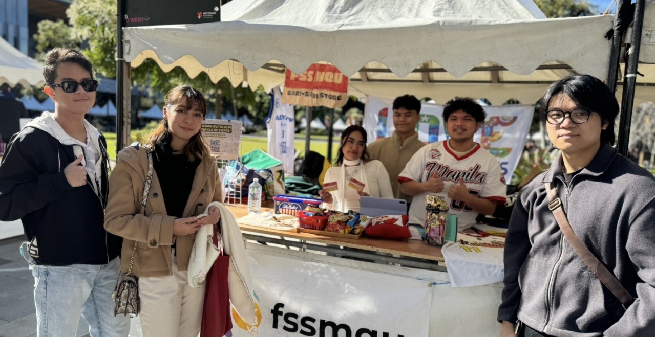Filipino students at Macquarie University in NSW