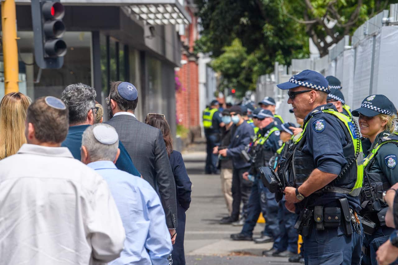ISAAC HERZOG PROTEST MELBOURNE