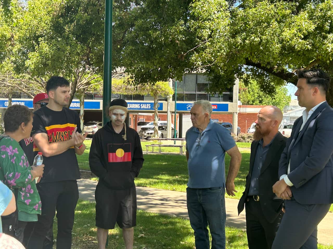 shepparton aboriginal jan 26 rally 