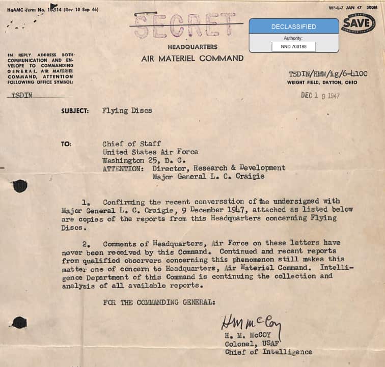 A grainy, browning piece of paper with typewritten words.