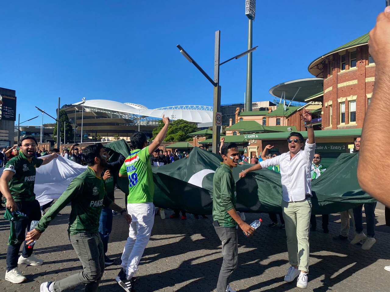 پاکستان کے  ورلڈ کپ کے فائنل میں جانے کے بعد شائقین کا جوش و خروش