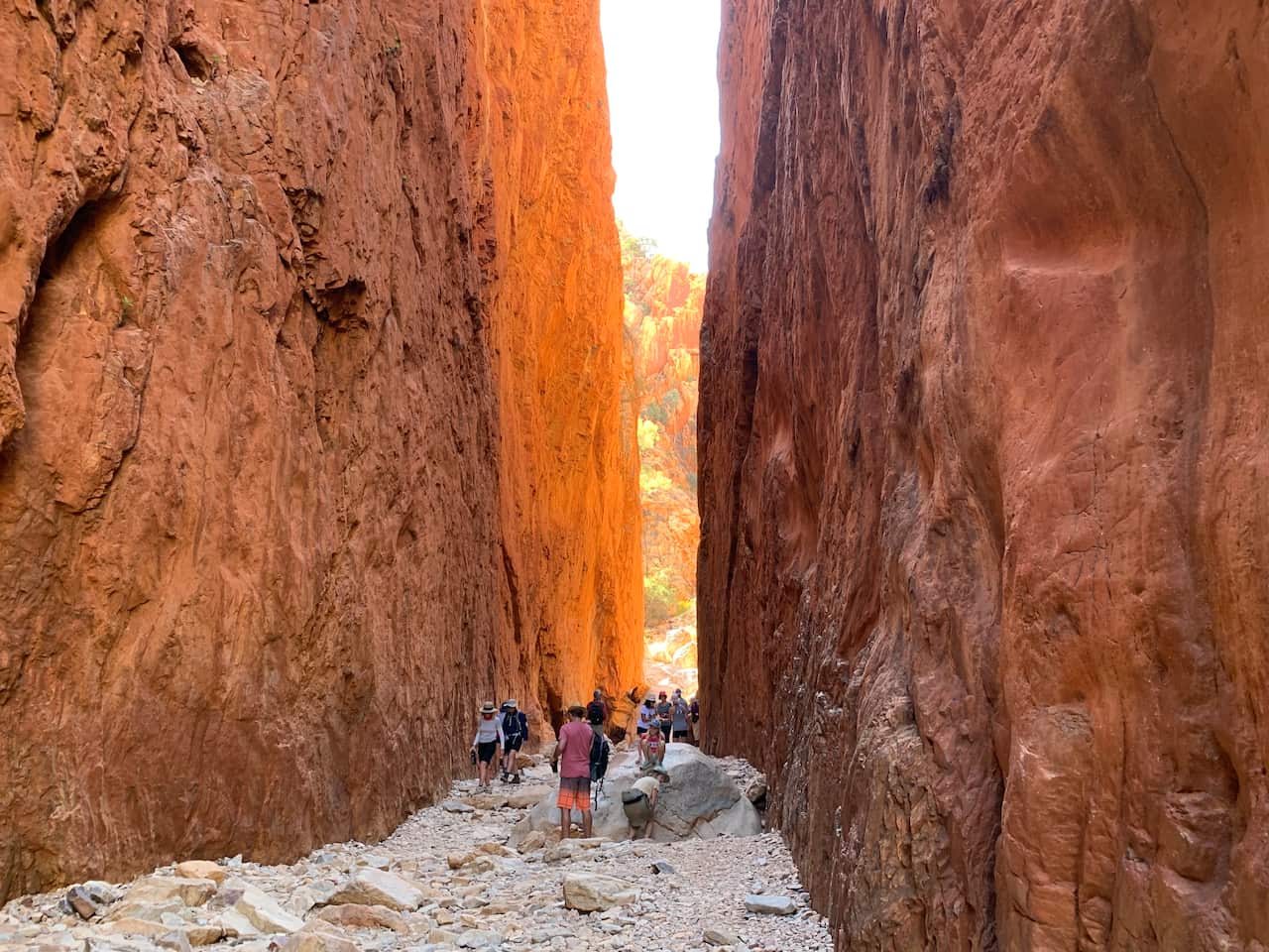 Standley Chasm at sunset