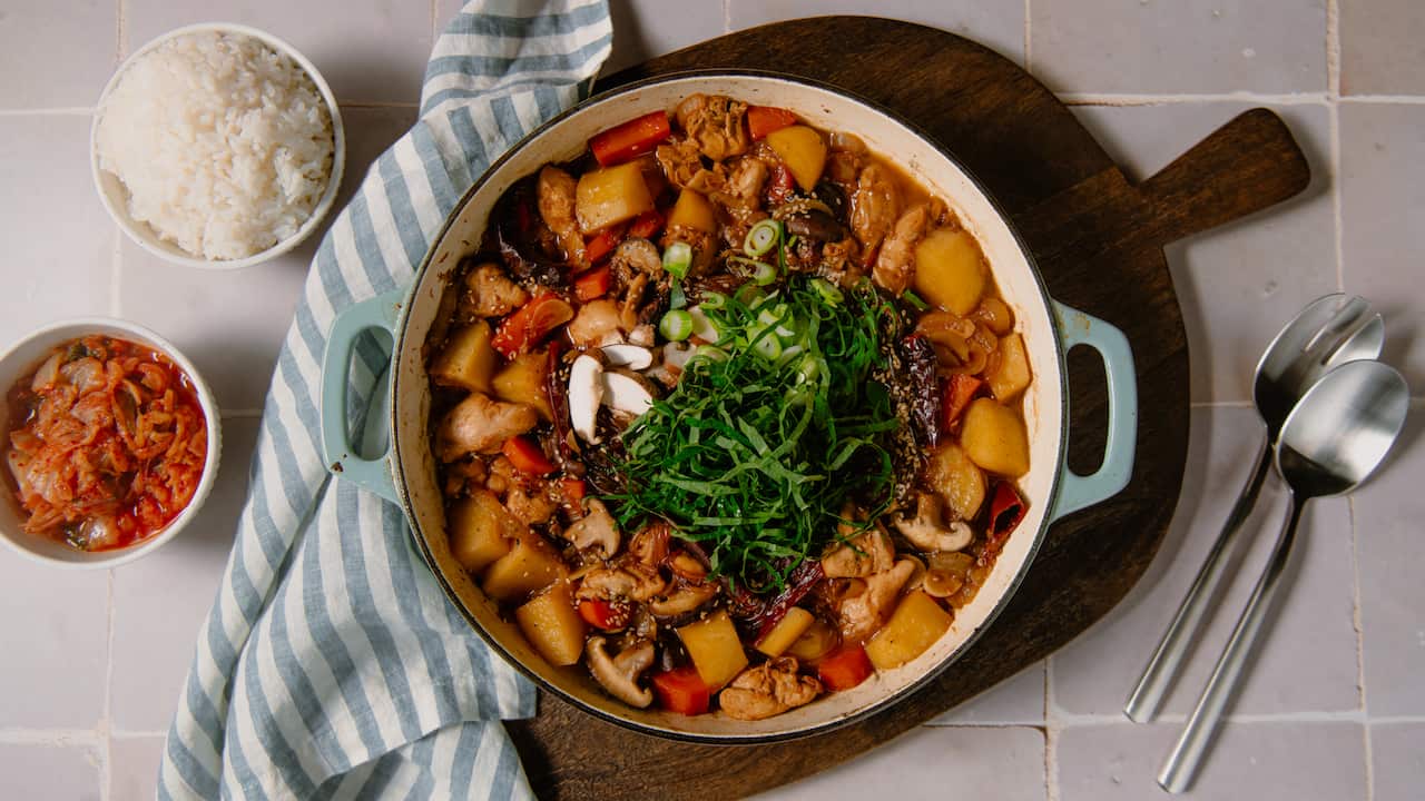 Dakjjim (Korean chicken stew)