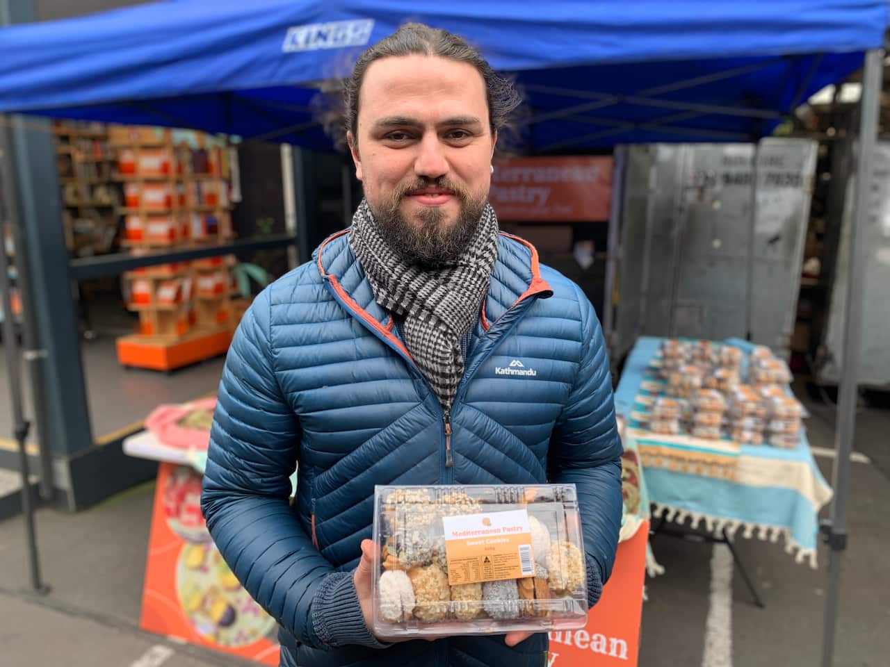 Vendor Tahla Gok at the market