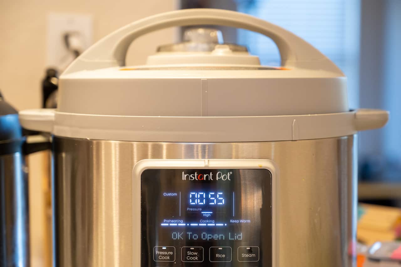 Close up of an Instant Pot
