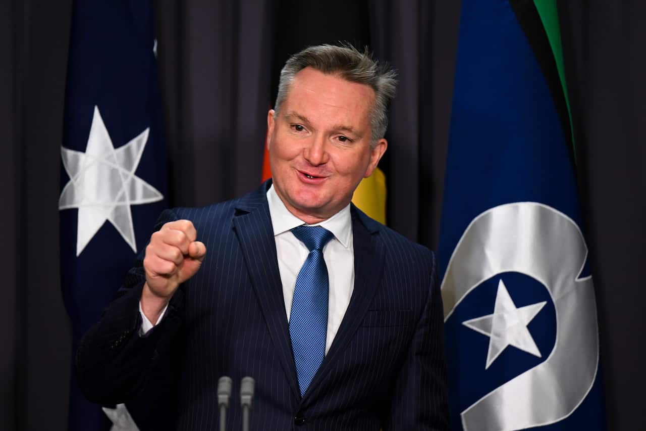 Energy Minister Chris Bowen. 