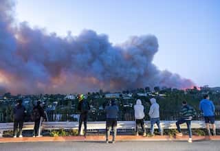 Powerful Winds Fuel Multiple Fires Across Los Angeles Area