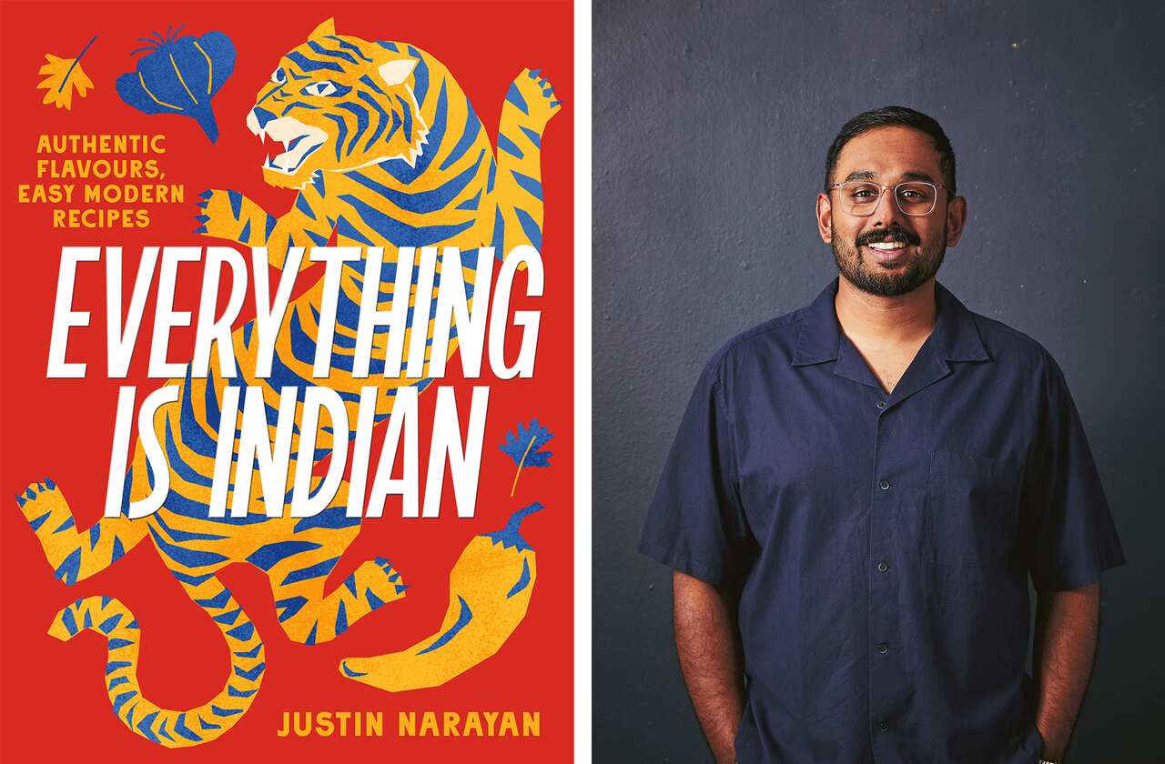 Justin Narayan and book .jpg