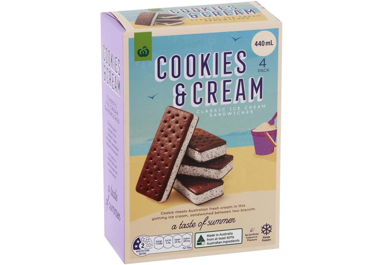 cookies and ice cream sandwiches