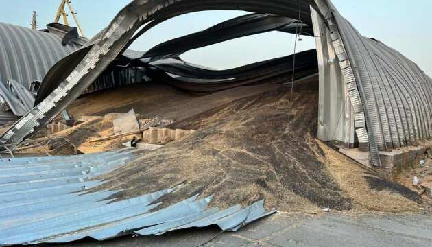 President Volodymyr Zelenskyy has said that every Russian attack on Ukrainian ports is a blow to world food prices..jpg