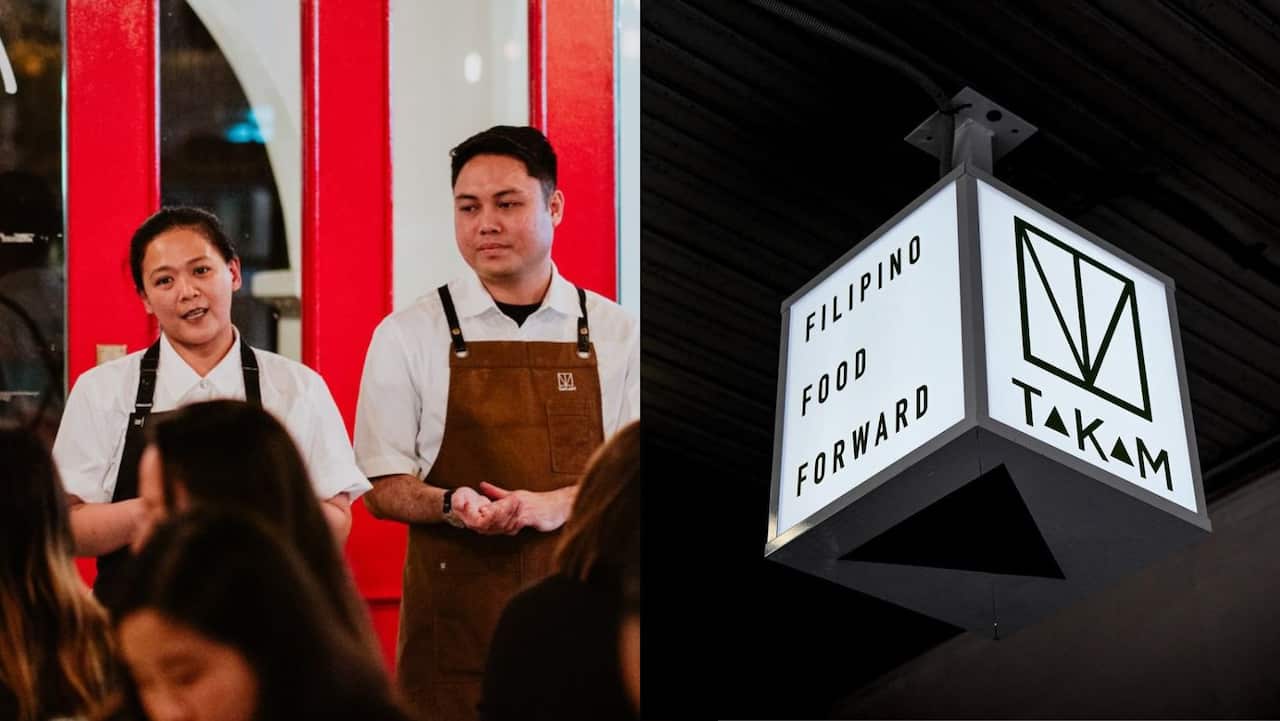 Chef Aileen Aguirre and Chef Francis Dela Cruz of Takam