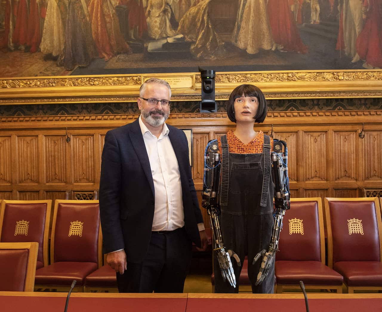 Ai-Da The AI Robot Artist Speaks In UK Parliament