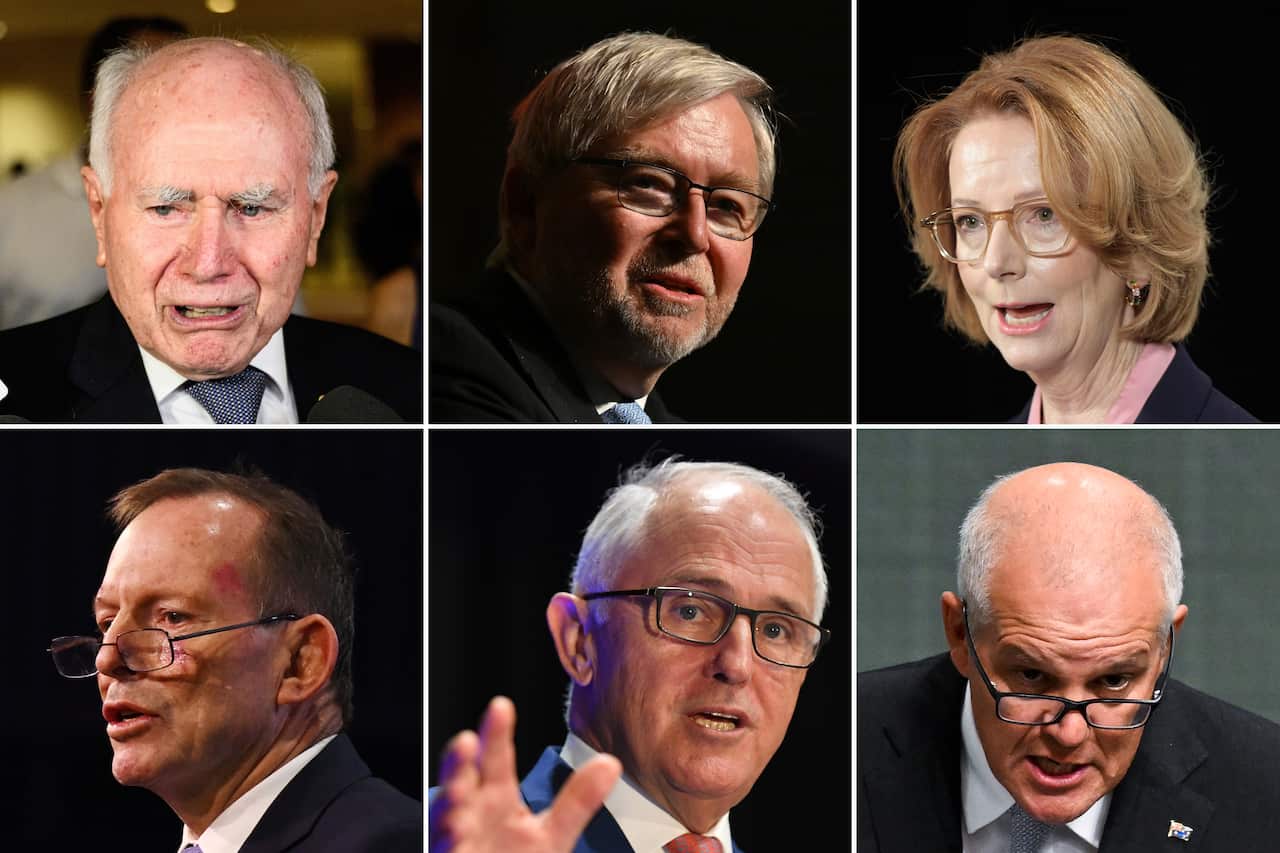 Six former Prime Ministers