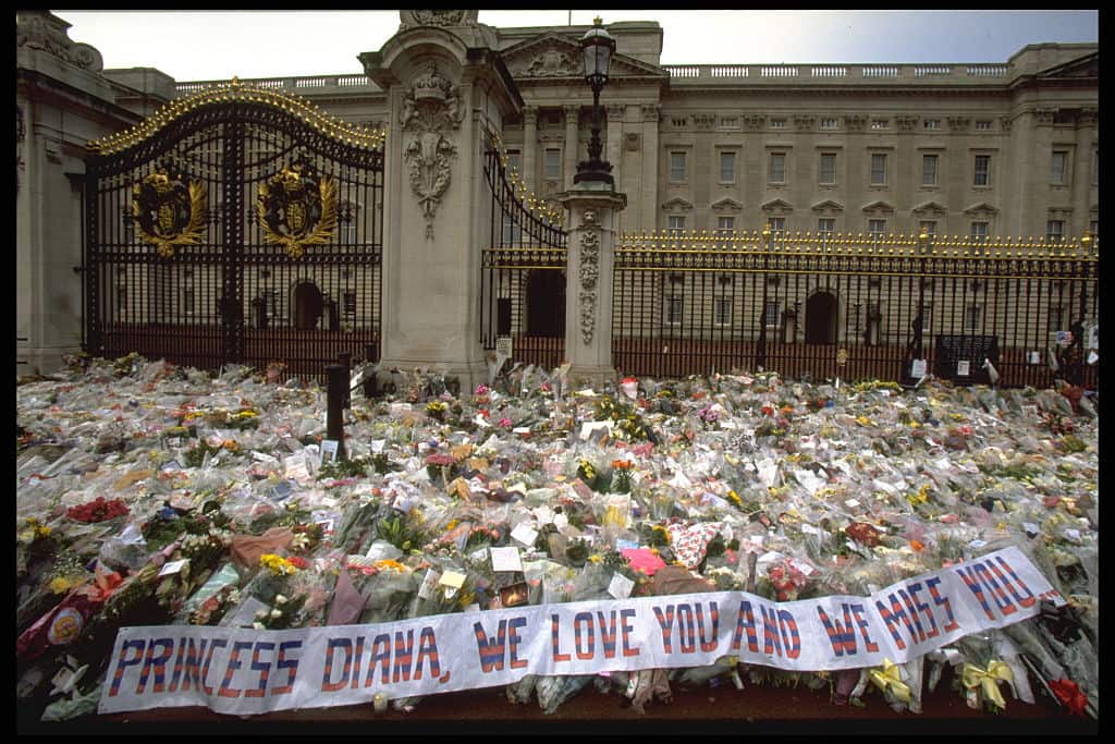 Princess Diana mourning