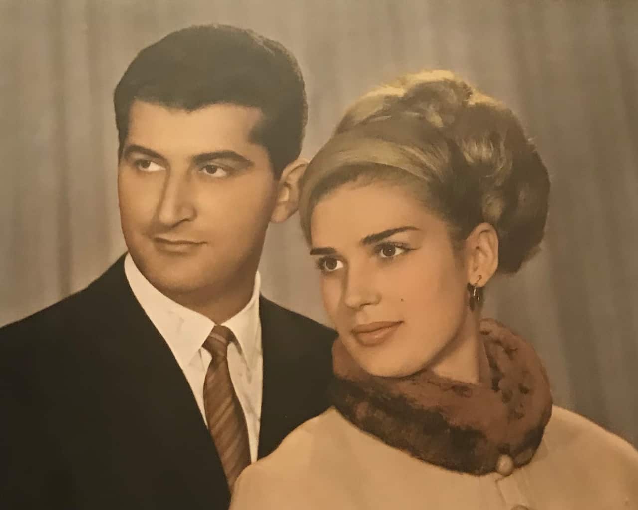 Dimitra and her husband