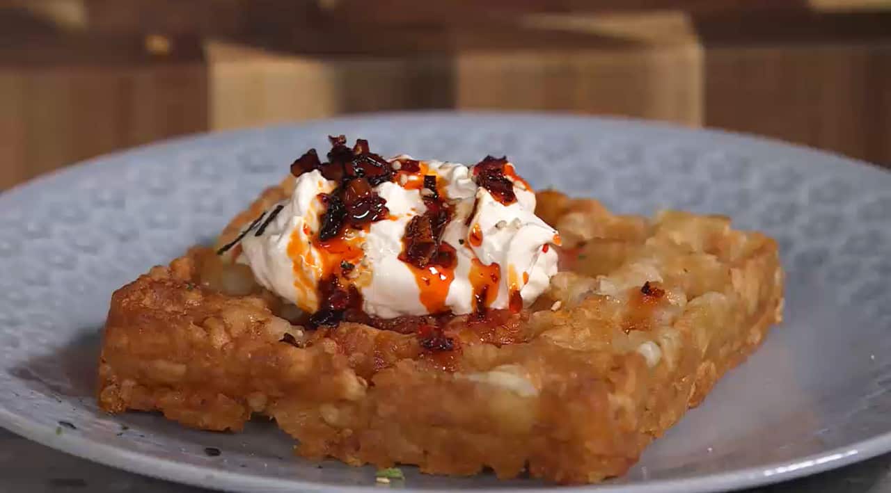 Hash brown waffles