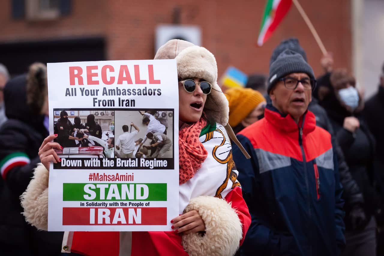 Activists protest in Washington, US