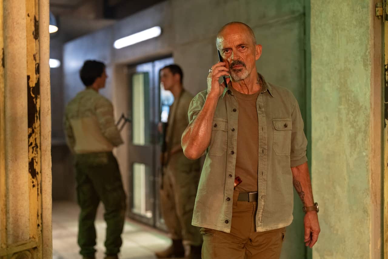 Jacek Koman as Yuri Mishkin in 'Apollo Has Fallen'.