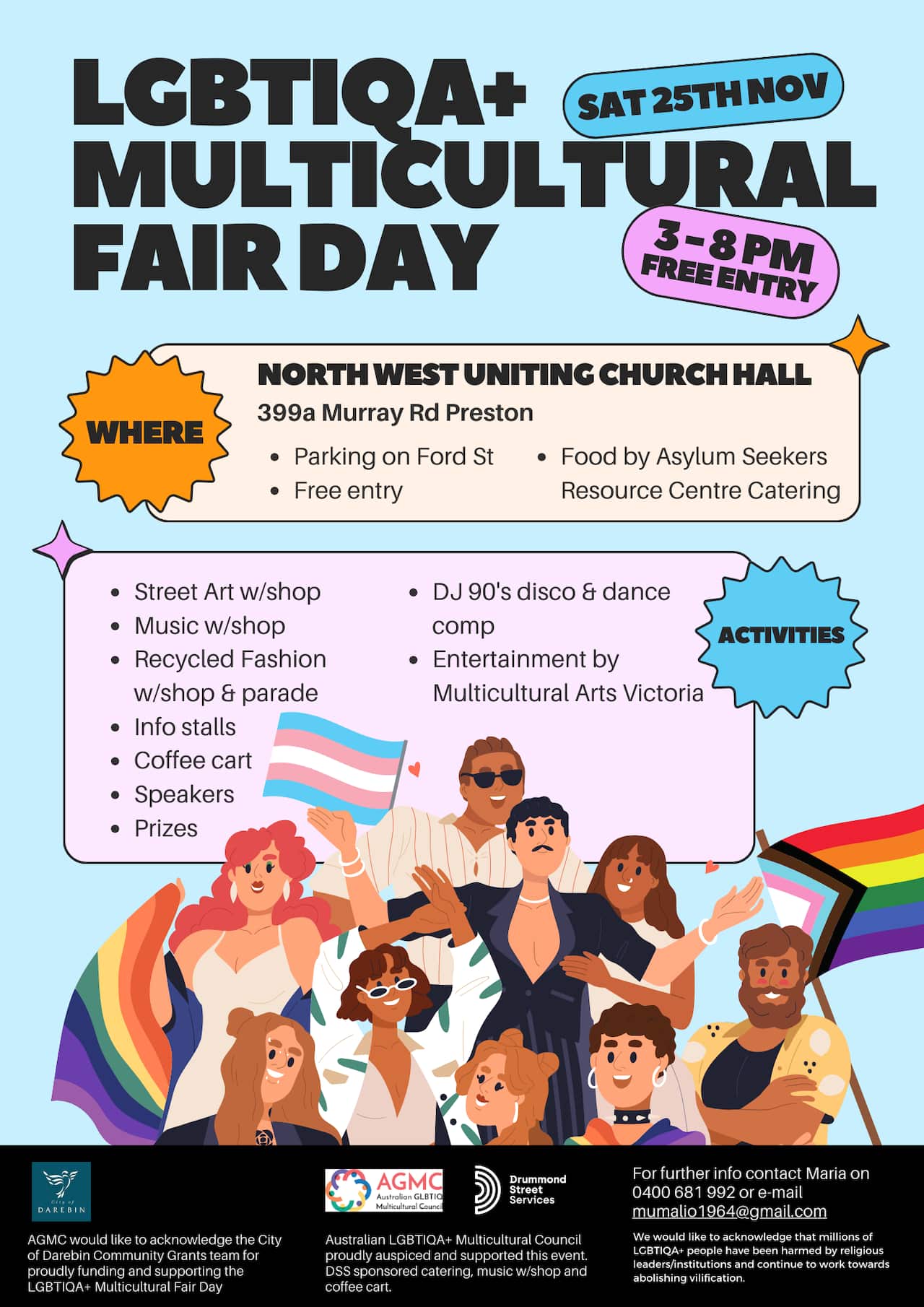 LGBTIQA+ Multicultural Fair Day 