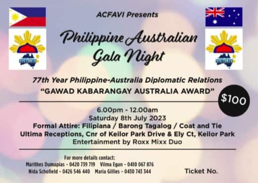 Philippine Australian Gala Night