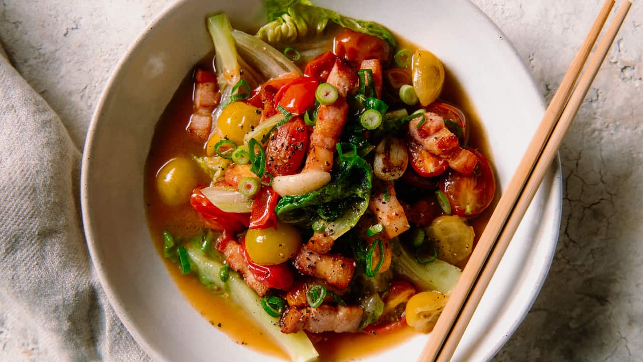 Stir fried BLT Adam Liaw