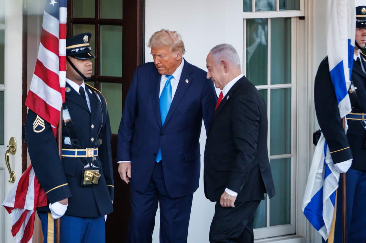 DC: U.S. President Trump Welcomes Israeli Prime Minister Netanyahu to the White House