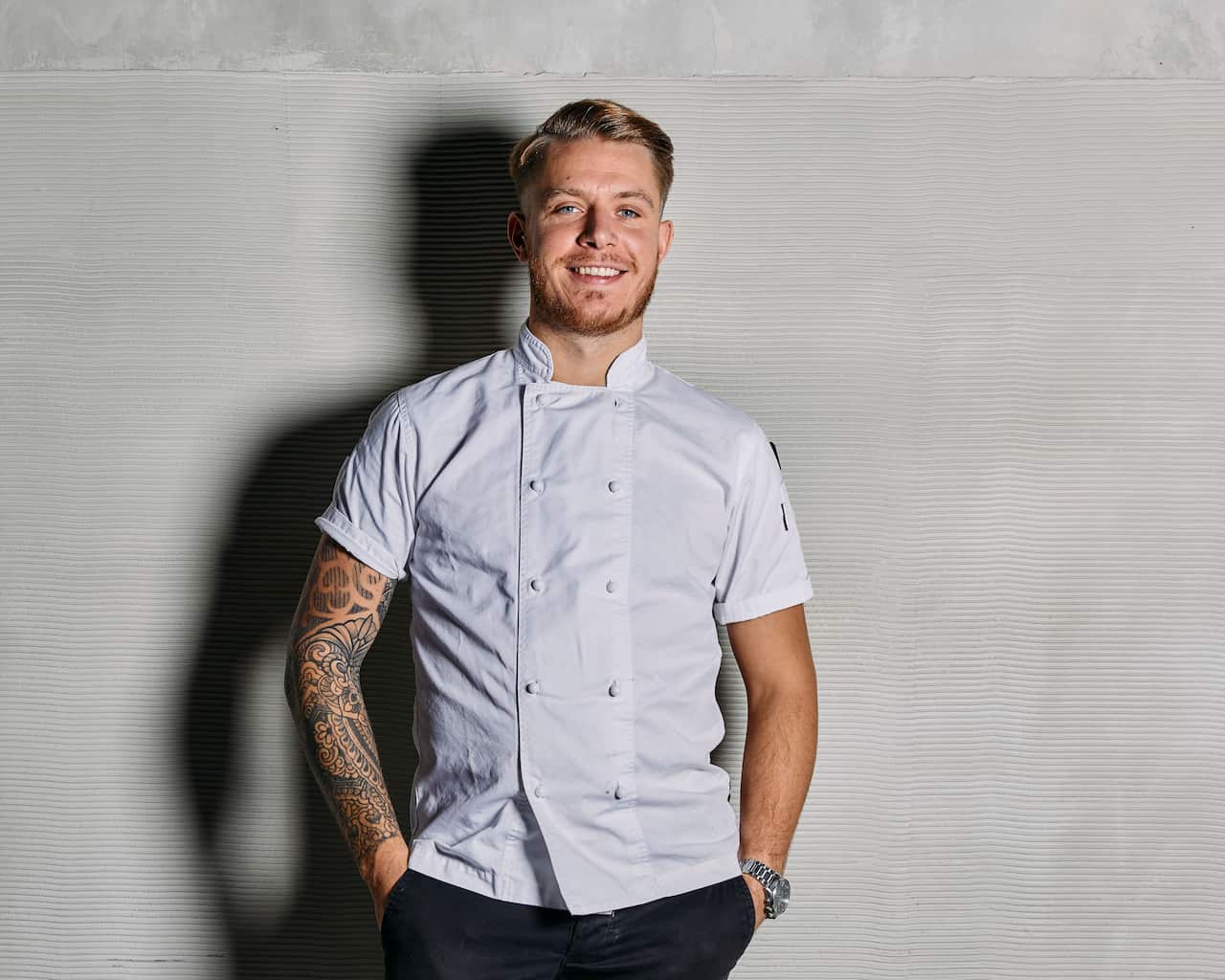 Lo chef di Al Dente Andrea Vignali.