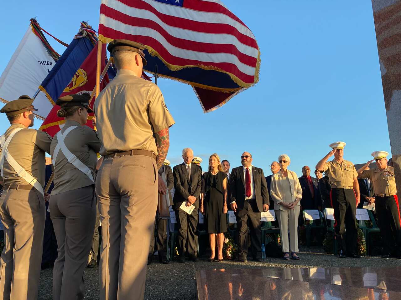 US delegation at Battle of Guadalcanal 80th anniversary commemoration 