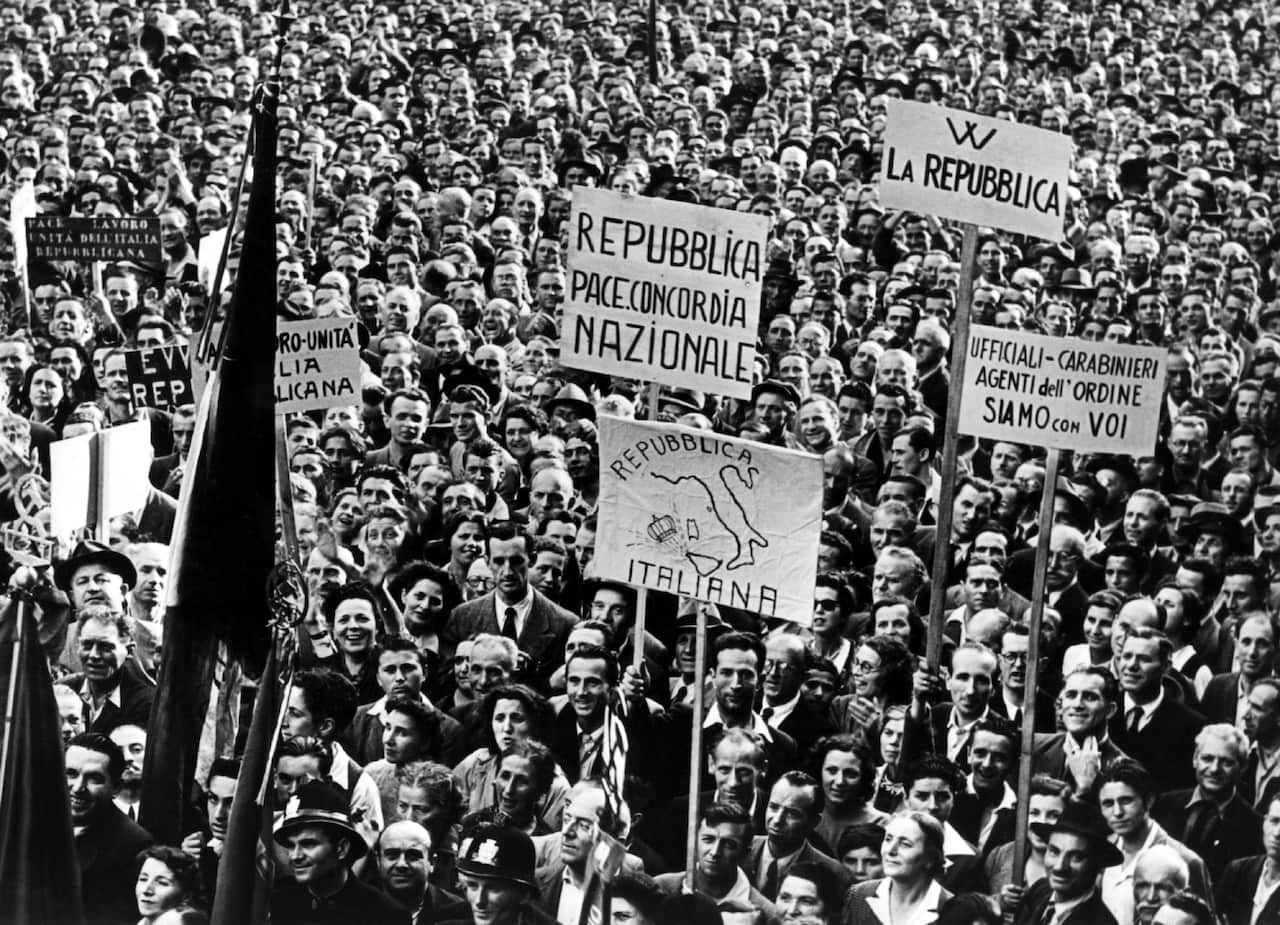 Birth Of The Italian Republic, In 1946