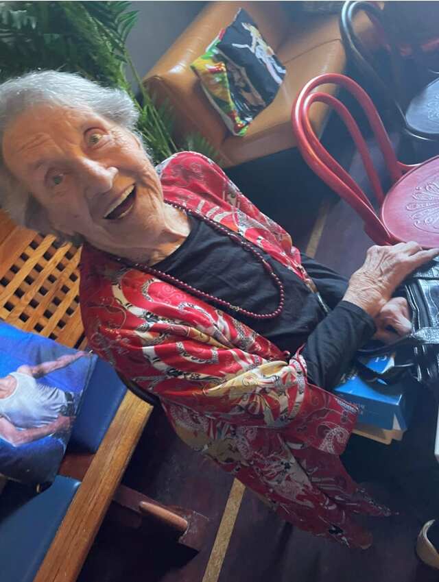 Rosemarie Hassett during her 90th birthday celebrations.