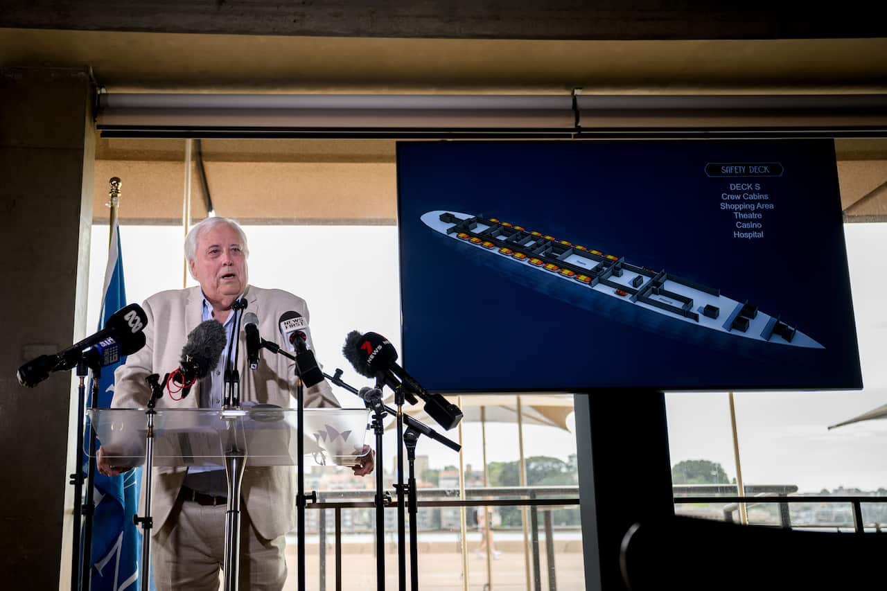 CLIVE PALMER TITANIC II ANNOUNCEMENT