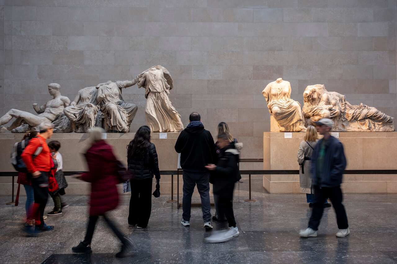 Parthenon Marbles At The British Museum In London