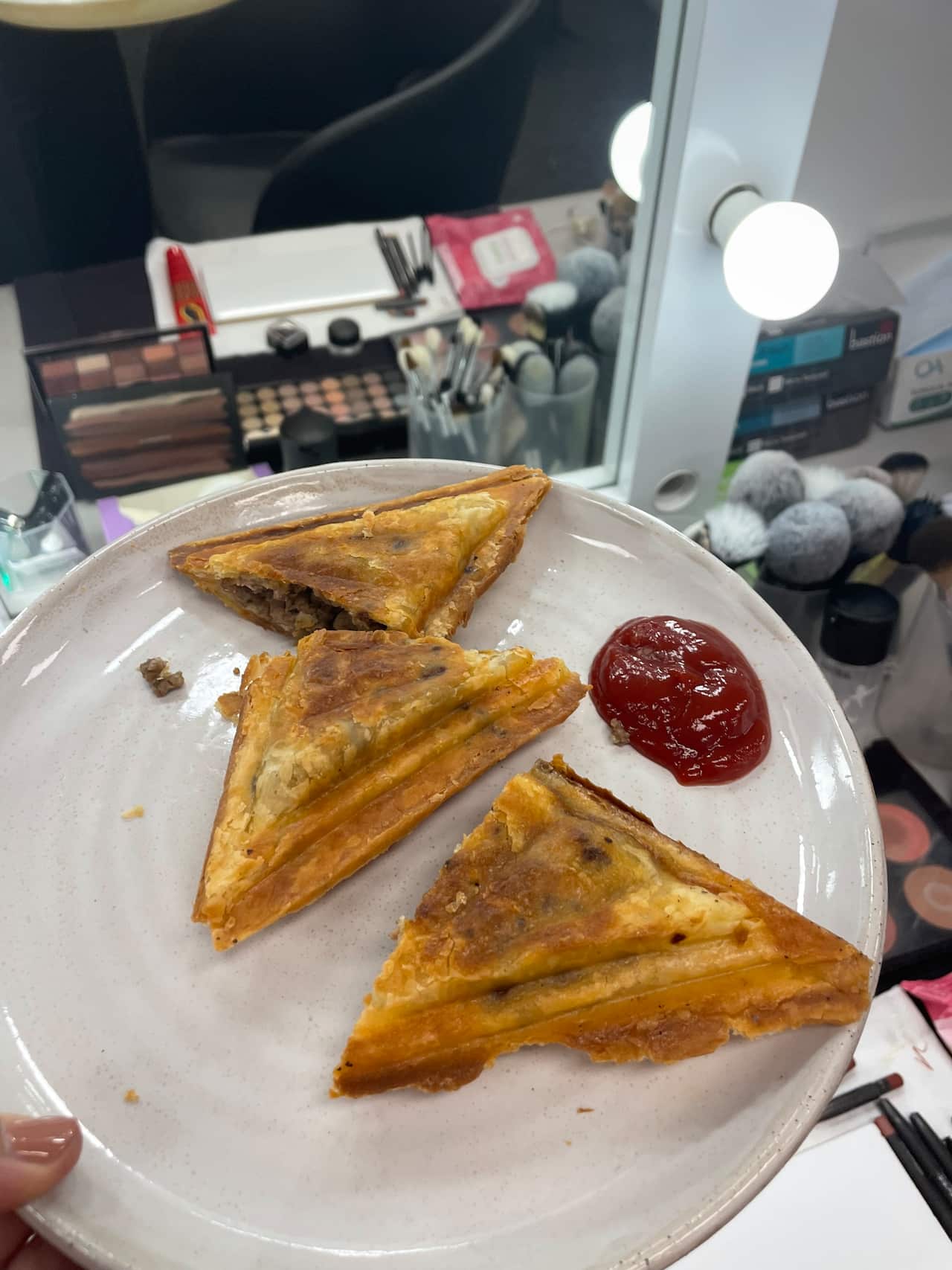 Sausage roll jaffles