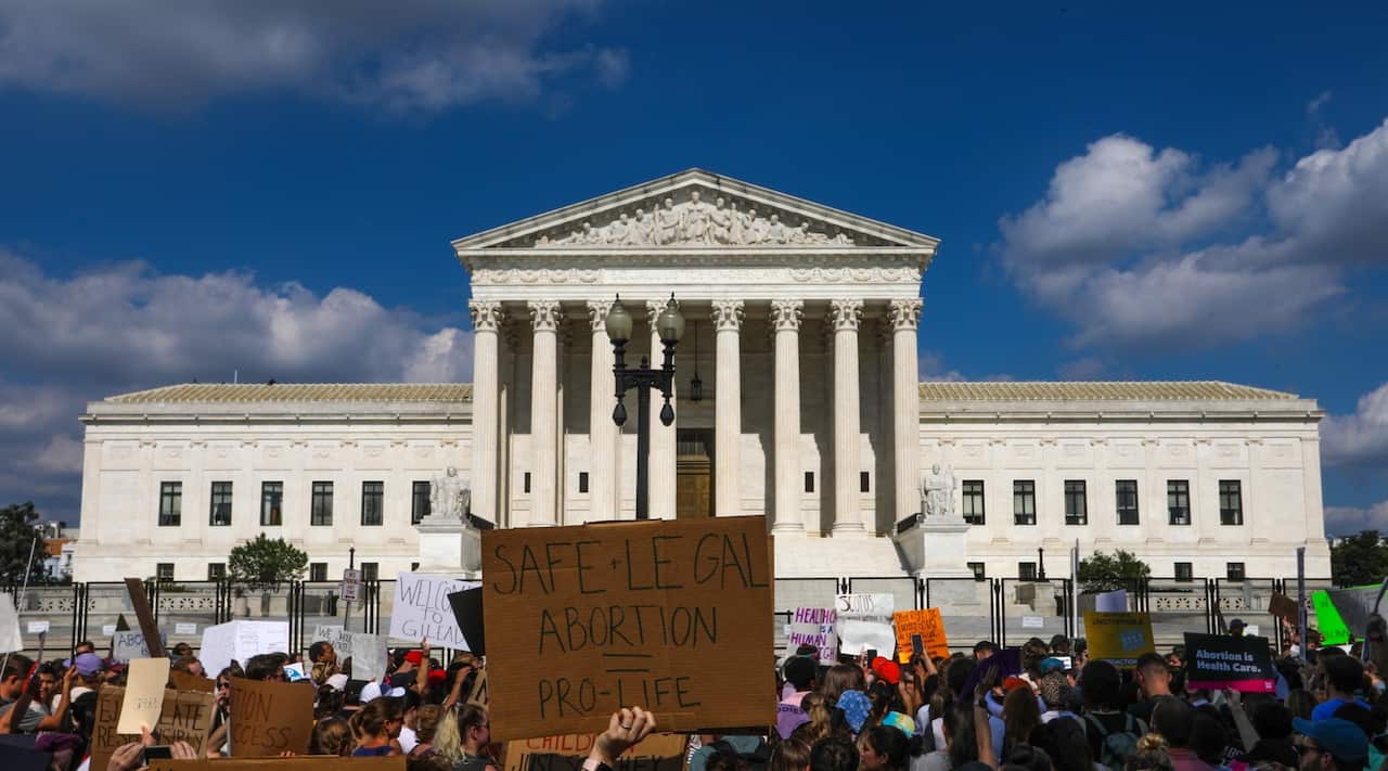 Abortion rights demonstration in Washington D.C.