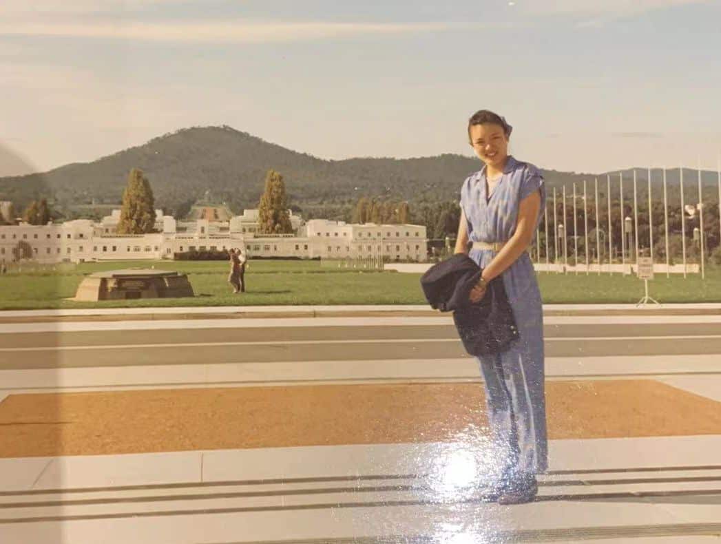 刚到澳大利亚堪培拉。