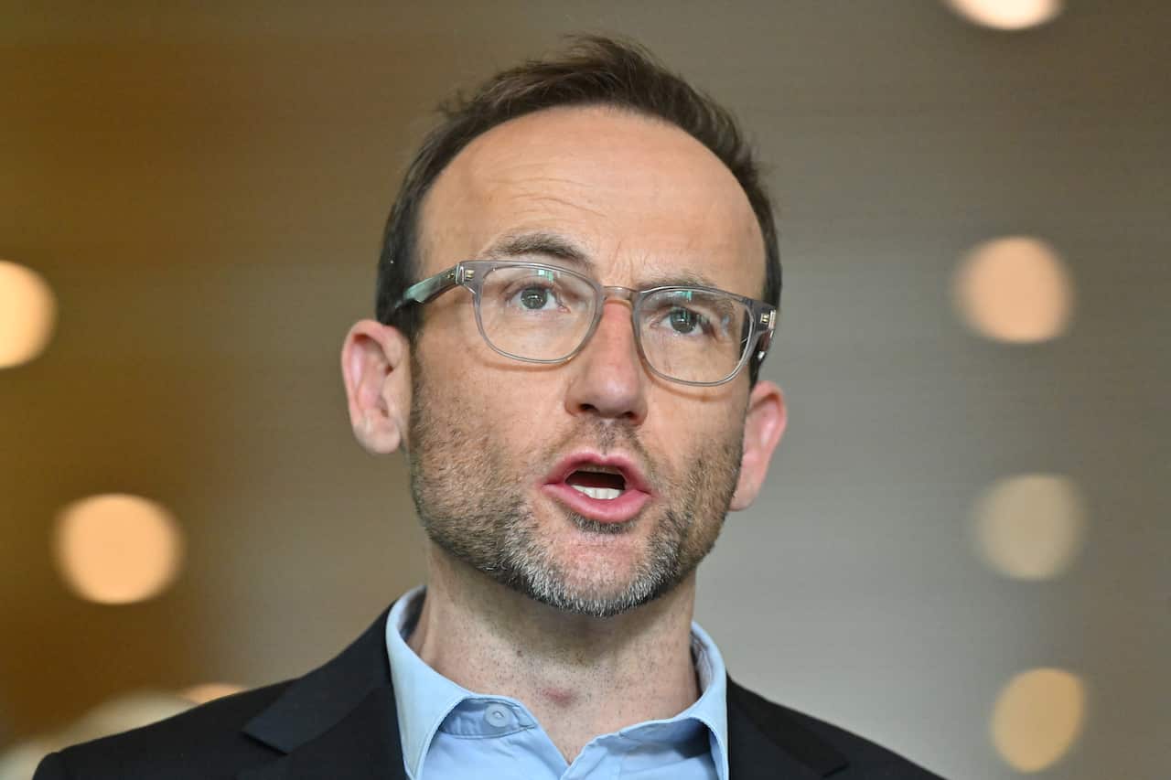 Greens leader Adam Bandt. 