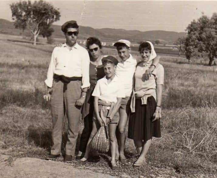 The Bonacina family at the Bonegilla migrant camp in 1961.