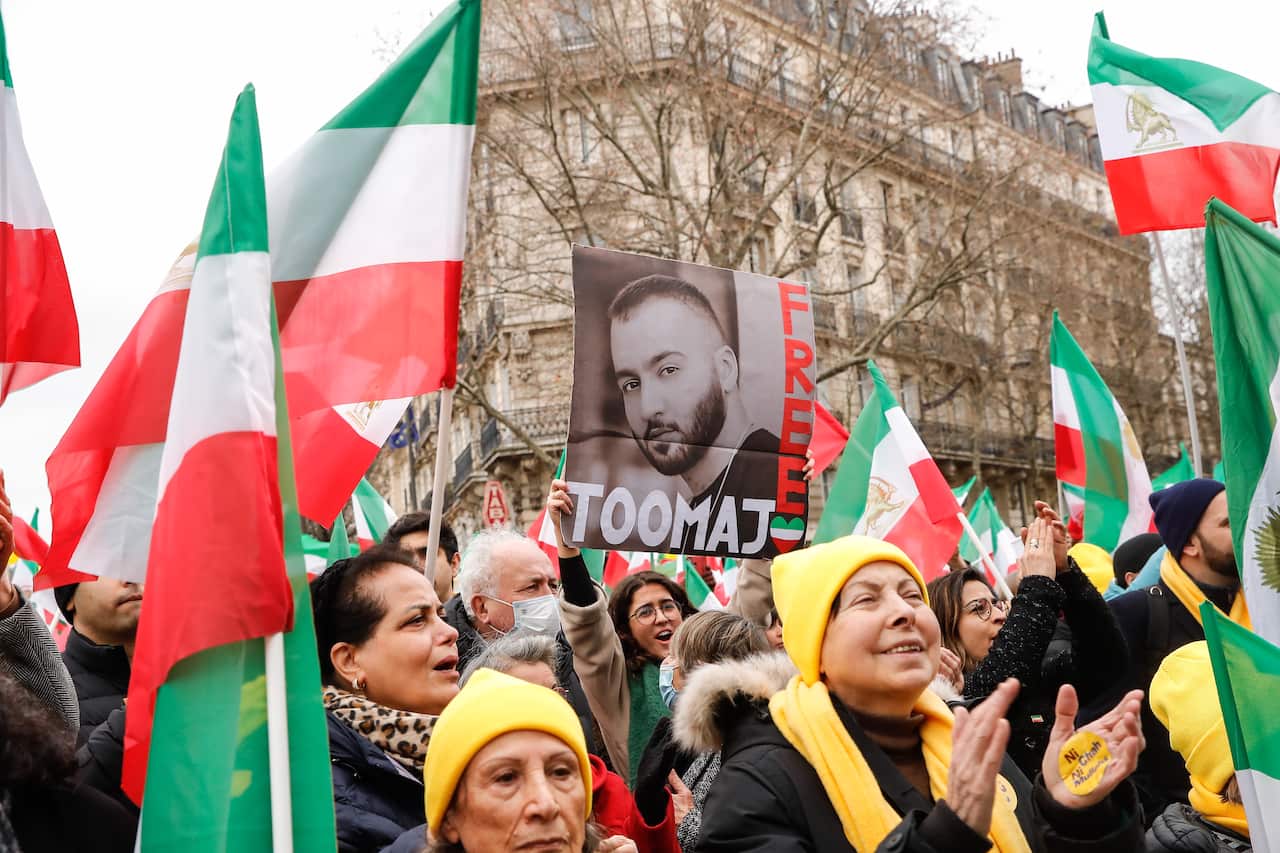 FRANCE IRAN REVOLUTION ANNIVERSARY