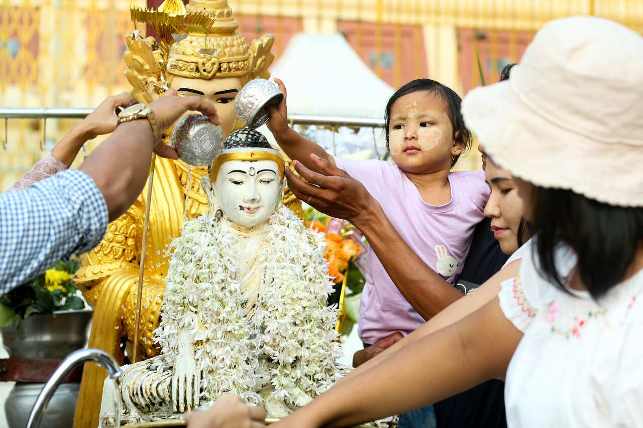 MYANMAR-YANGON-NEW YEAR