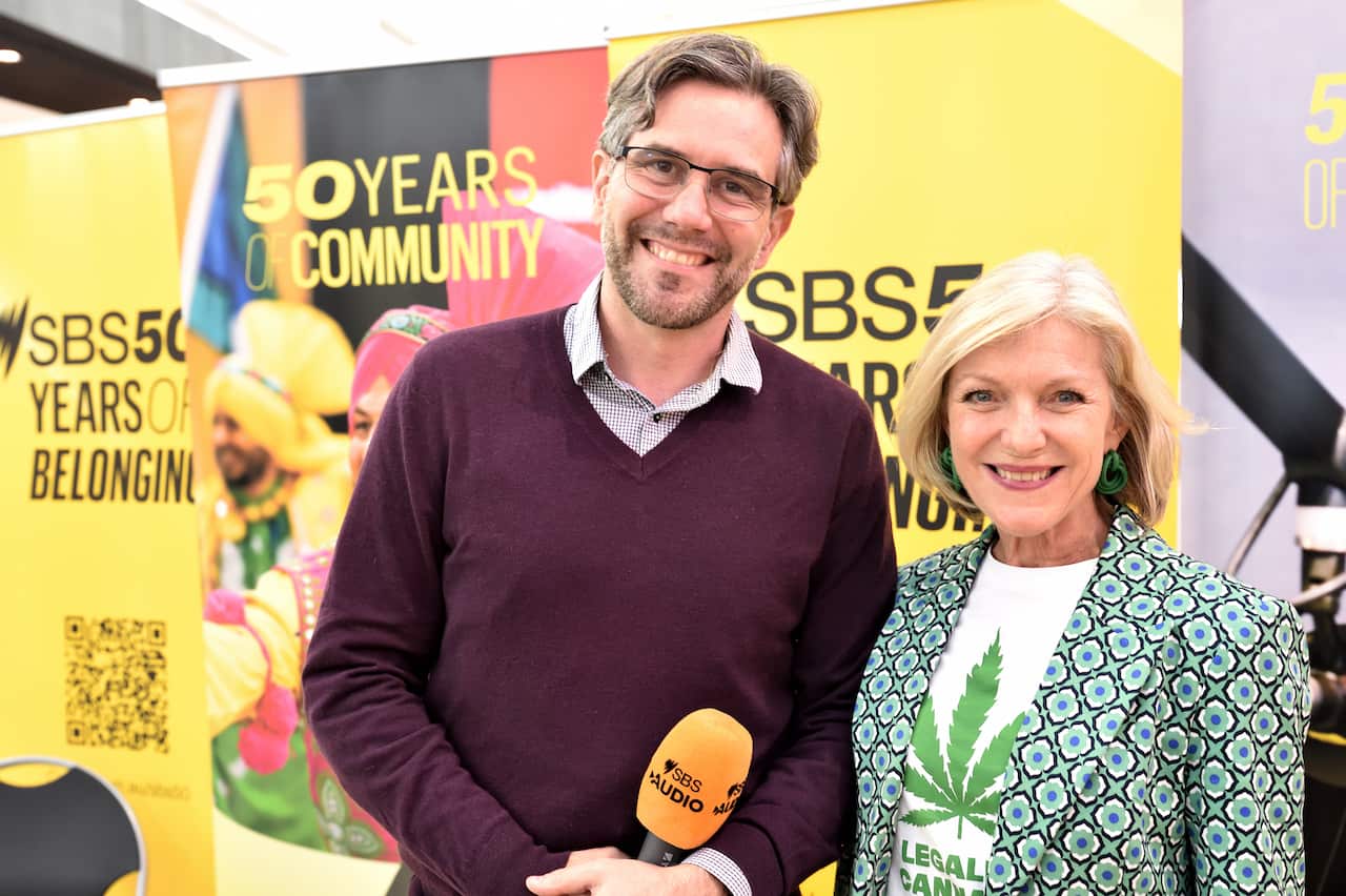 La candidata per il Legalise Cannabis Party Fiona Patten.