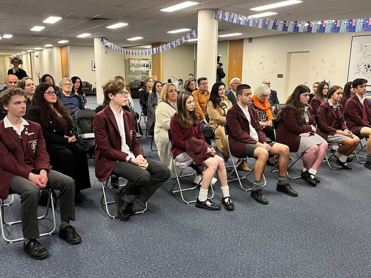 Από την εκδήλωση απονομής Πιστοποιητικών Ελληνομάθειας στο Γενικό Προξενείο Μελβούρνης.  