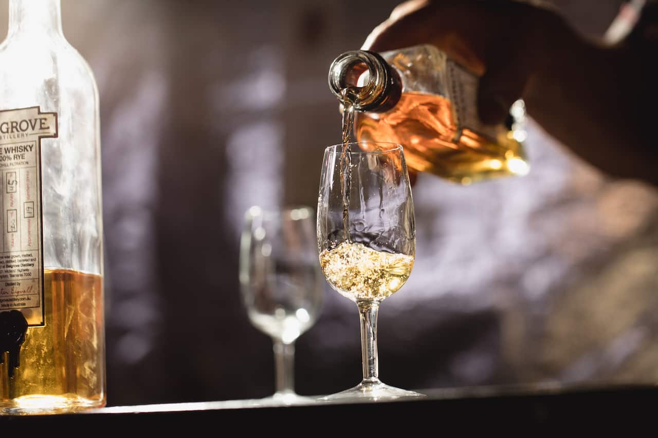 Whisky tasting at Belgrove Distillery
