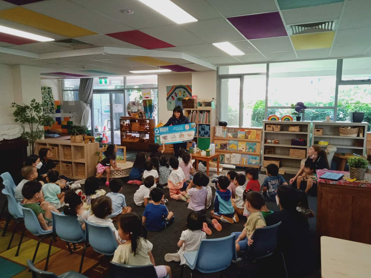 Rhodes Children's centre children learning how to waste less and recycle more.jpg