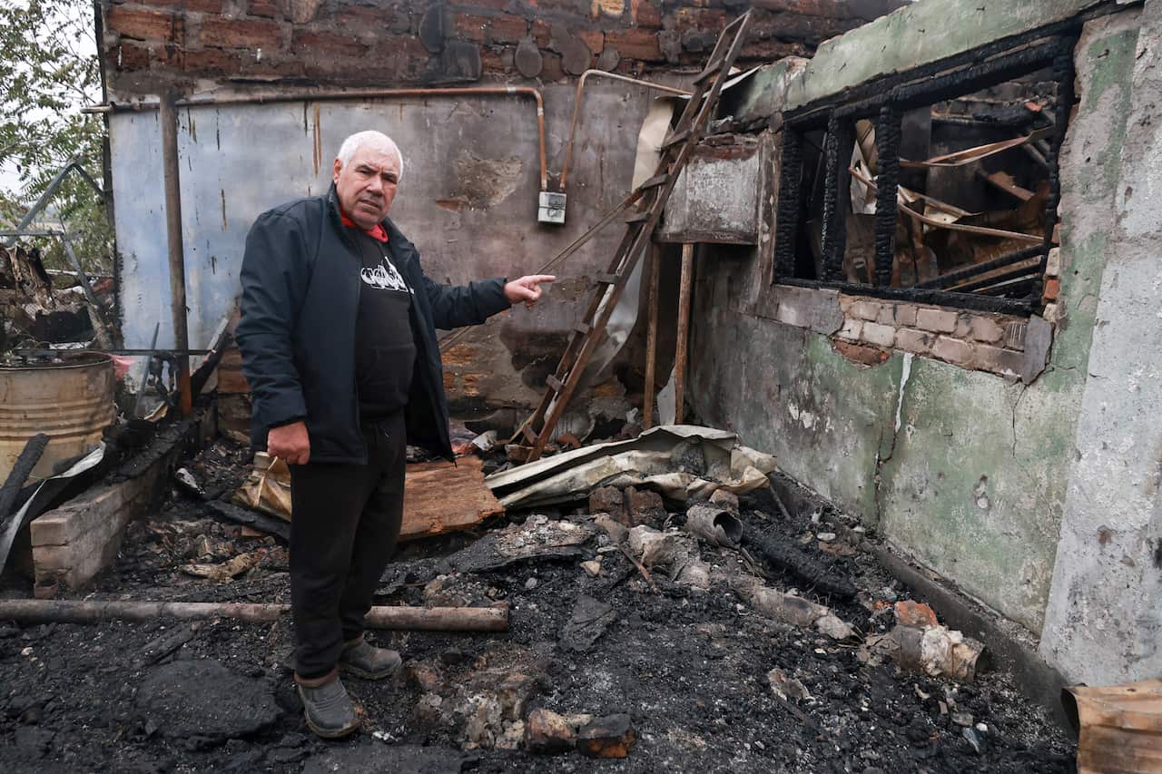 Consequences of Russian Attack on Chornomorsk Suburbs - Ukraine