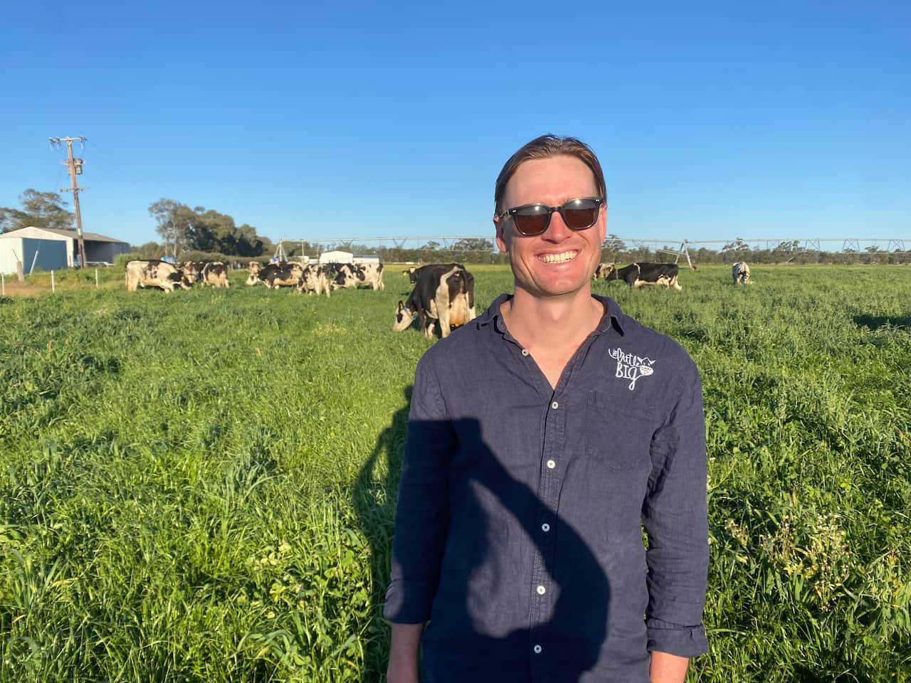 Campbell Chesworth oversees business operations at Little Big Dairy.