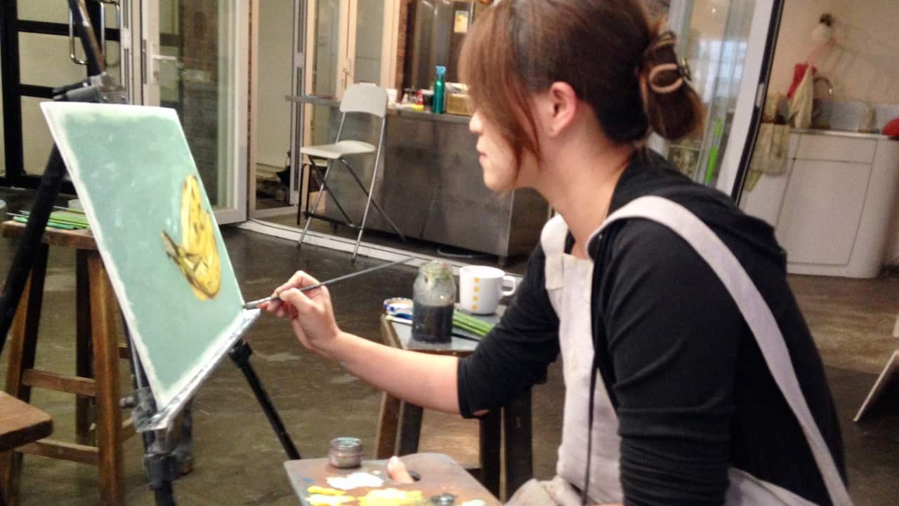 Peggy interview Drawing