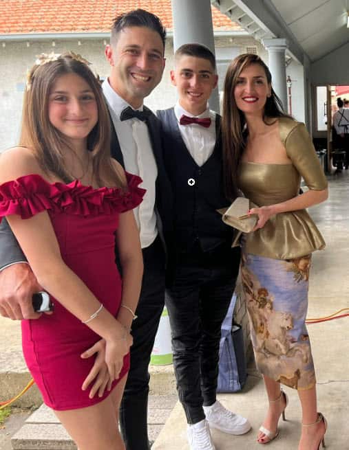 La famiglia Violetti dopo quasi dieci anni di Australia.